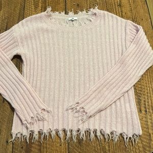 SOH Deconstructed Rib Pullover Medium